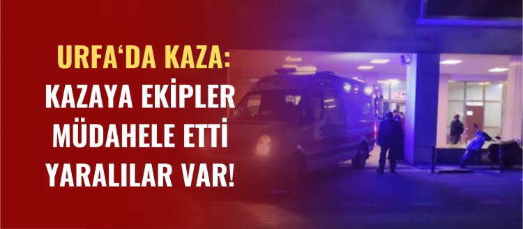 Urfada Feci Kaza 2 Kişi Yaralandı!