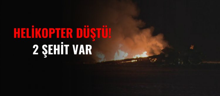 Polis Helikopteri Düştü!