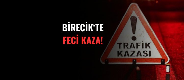 Otomobil ve TIR Çarpıştı!