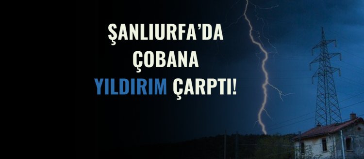 Şanlıurfa'da Çobana Yıldırım Çarptı!