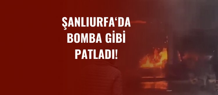 Şanlıurfa'da Bomba Gibi Patladı!