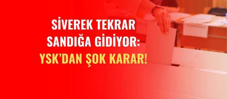 Siverek'liler Tekrar Sandığa Gidiyor!